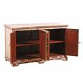 Credenza in legno di teak sbiancato 127X58H74