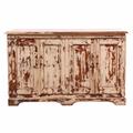 Credenza in legno di teak sbiancato 127X58H74