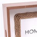 Vassoio in mdf e juta Home sweet Home 34X24H6 