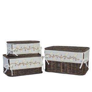 SCATOLA RATTAN FOD. RETT.38X29H22  S3 MADE IN PHILIPPINES