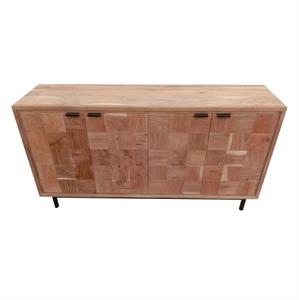 Credenza in legno di acacia naturale Enzo 160X40H91 