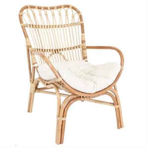 Poltrona in rattan con cuscino Nagano 68X85H96 