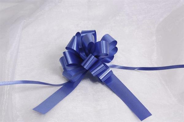 Fiocco blu in pvc 19 mm in confezione da 50