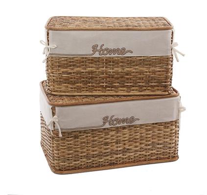 SCATOLA RATTAN HOME COMPOSTO DA -1 -2