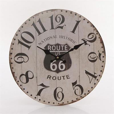 Orologio in mdf Route 66 Ø34