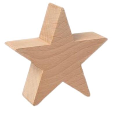 Stella in legno per albero di Natale H11