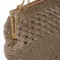 BORSA CARTA TRECCIA NATURALE MANICI RATTAN 50XH41 MADE IN CHINA