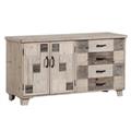 Credenza in abete sbiancata 128x43H66