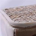 Portabiancheria in rattan sbiancato 48X36H58 in set di 3