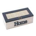 Scatola in abete e rattan Home 20X10H7