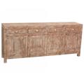 Credenza in mango sbiancato 185X40H80