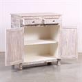 Credenza in mango sbiancata 90X45H100