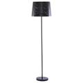 Lampada da terra in metallo nero Ø35H145