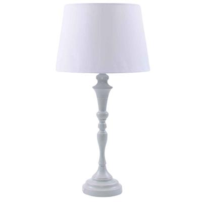 Lampada da tavolo in metallo grigio Ø35H70