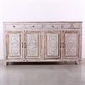 Credenza in mango sbiancata 180X45H100 